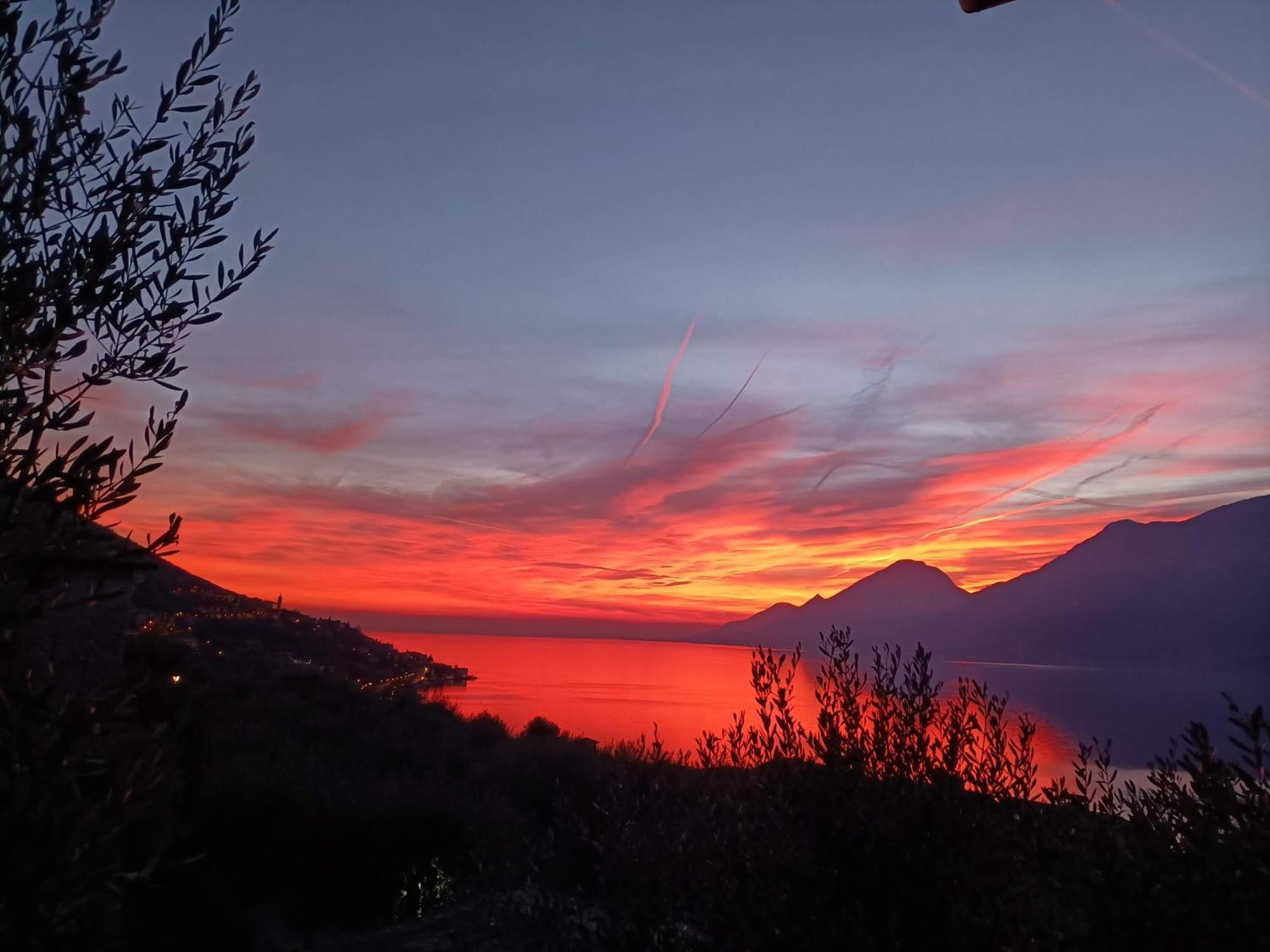 Appartamenti Casa Nina, Lago,Montagne, Uliveti Brenzone sul Garda Exteriör bild